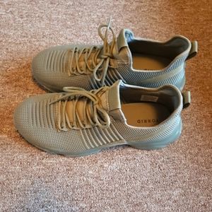 Olive green sneakers women's size 12 Torrid
